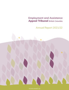 Annual Report - Employment And Assistance Appeal Tribunal